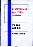 Tesla ARS-641-manual 